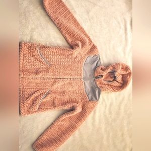 Pink furry DKNY SPORT jacket